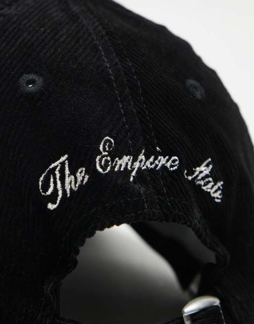 New Era - 9Twenty - Casquette de baseball à logo en velours côtelé - Noir , 2 de 3