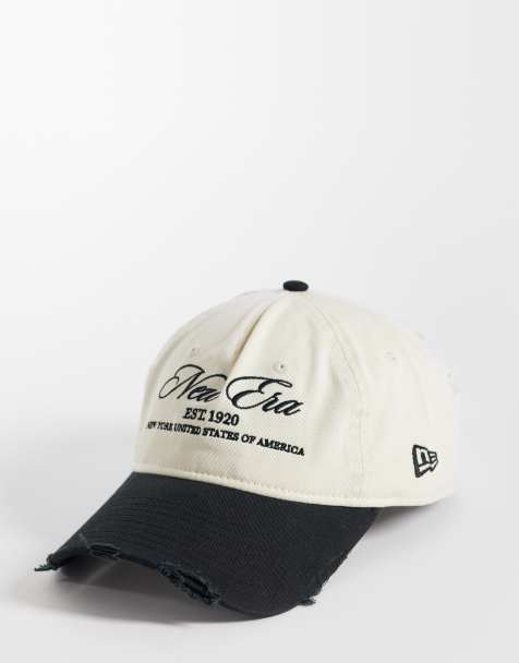 New Era - 9twenty - Casquette effet usé à visière contrastante et slogan - Multicolore - view 1