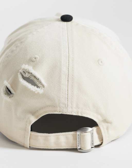 New Era - 9twenty - Casquette effet usé à visière contrastante et slogan - Multicolore, 2 de 3