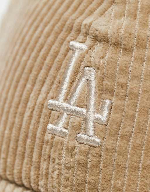 New Era - 9twenty - Casquette en velours côtelé à logo LA Dodgers - Beige, 2 de 3