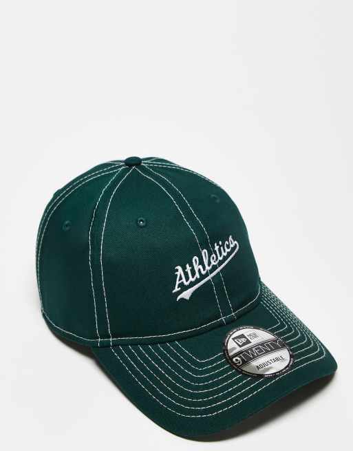 New Era – 9twenty – Ciemnozielona czapka z daszkiem z motywem Oakland Athletics