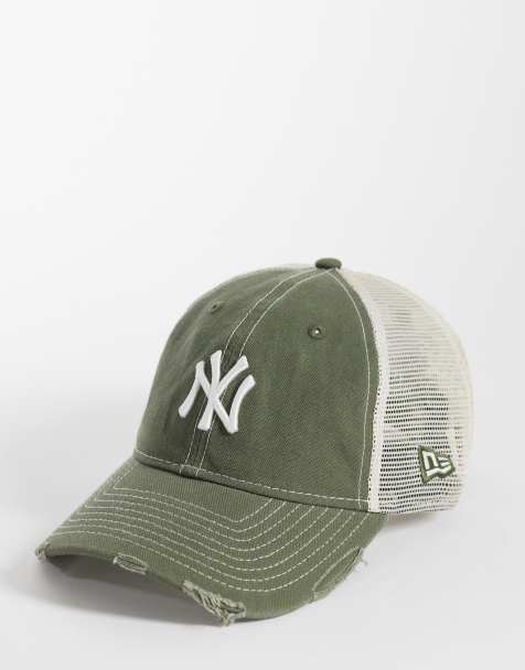 New Era – 9twenty – Czapka trucker z bawełnianego płótna w kolorze khaki z motywem NY Yankees - view 1