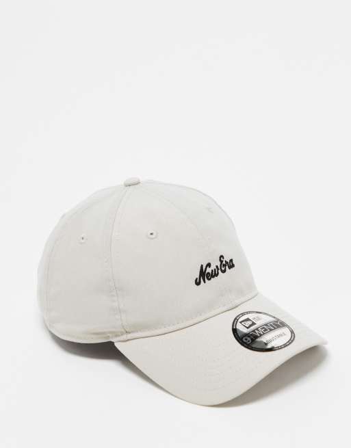 New Era – 9twenty – Czapka z daszkiem w kolorze złamanej bieli z napisem