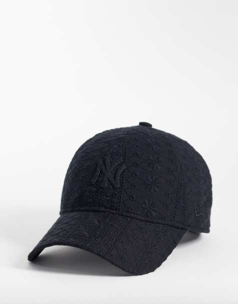 New Era – 9twenty – Czarna czapka z daszkiem z angielskim haftem i motywem NY Yankees - view 1