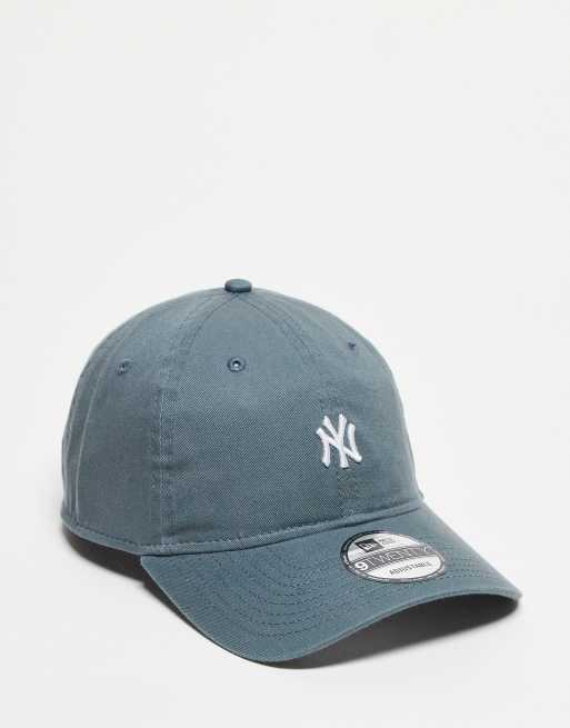 New Era – 9twenty – Jasnoniebieska nieusztywniana czapka z daszkiem z małym logo i motywem NY Yankees
