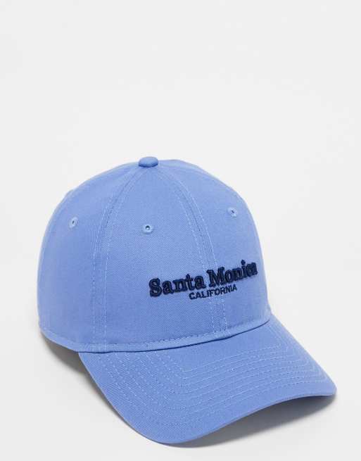 New Era – 9Twenty – Kappe in Blau mit „Santa Monica“-Aufschrift 