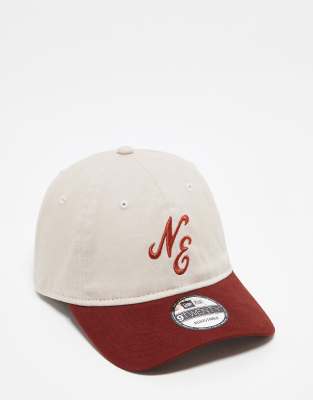 New Era - 9Twenty - Kappe in Rot mit Markenlogo-Schriftzug-Neutral