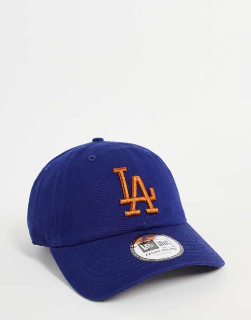 New Era - 9Twenty LA Dodgers - Uniseks pet met vintage wassing in blauw