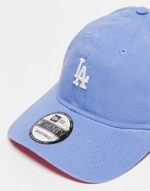 New Era 9twenty LA mini logo cap in blue