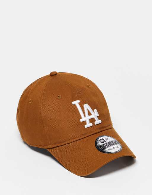 New Era 9twenty LA unisex cap in orange rust