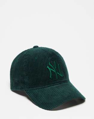 New Era 9Twenty NY Yankees corduroy unisex cap in navy - ASOS Price Checker