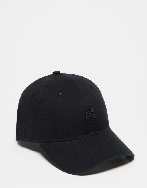 New Era 9Twenty NY Yankees mini logo unisex cap in black ASOS