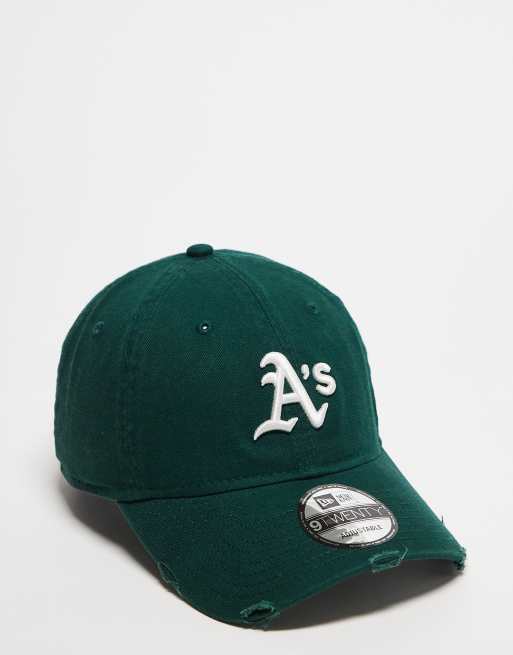 New Era - 9twenty - Pet met Oakland Athletics-logo en slijtplekken in zwart