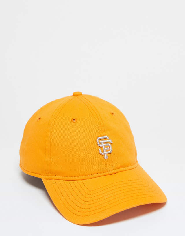 New Era - 9twenty san francisco giants washed mini logo cap in orange