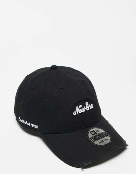 New Era - 9Twenty - Sort kasket med slidt finish og tekstlogo - view 1