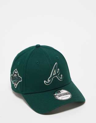 New Era New Era Atlanta Braves 9forty cap in emerald green