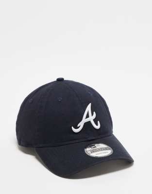 New Era New Era Atlanta Braves 9twenty cap in black