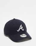 [New Era] New Era Atlanta Braves 9Twenty cap in black No Size BLACK