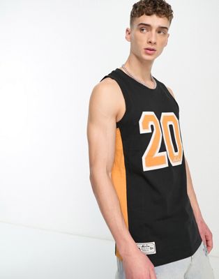 New Era basketball vest in black