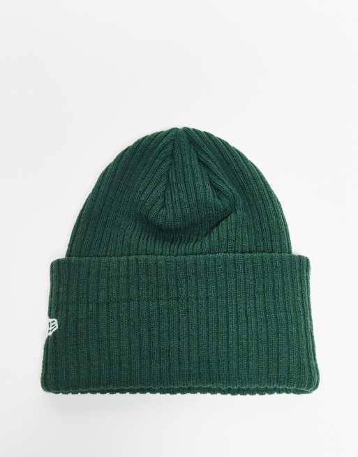 New Era - Berretto in acrilico dei NY Yankees verde scuro con risvolto, 3 di 3