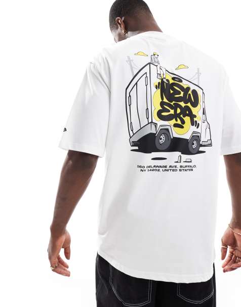 New Era – Biały T-shirt z grafiką - view 1