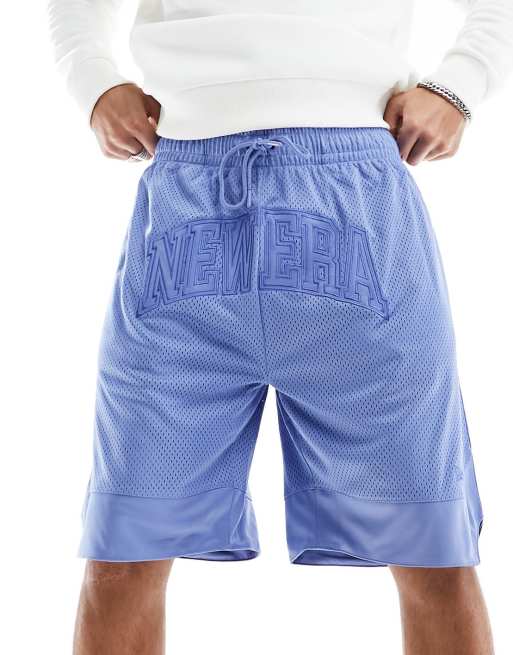 New Era – Blå shorts i mesh med logga