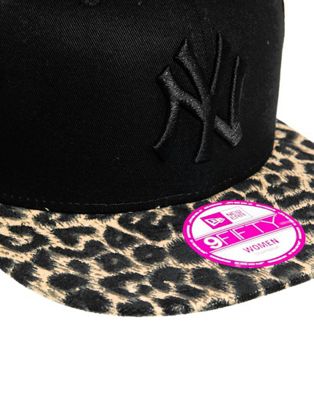 leopard ny yankees hat