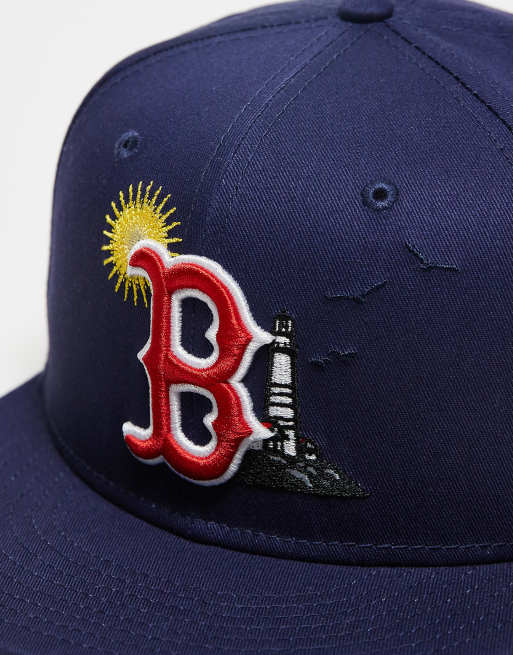 New Era - Boston Red Sox 9fifty - Cappellino blu navy con ricamo, 2 di 3
