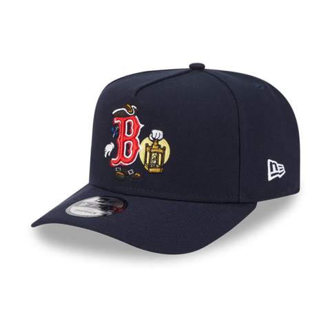 New Era Boston Red Sox 9fifty cartoon logo cap in blue - view 1