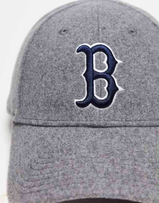 New Era – Boston Red Sox 9Forty – Unisex-Kappe aus Melton-Wolle in Grau , 4 von 4