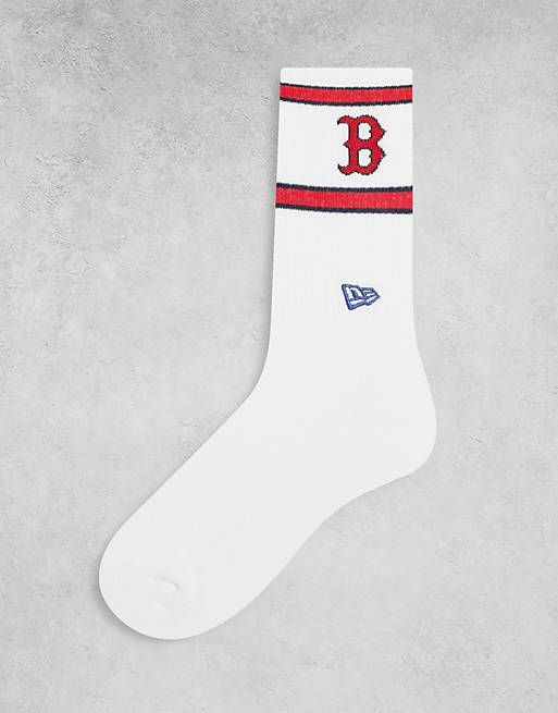 New Era - Boston Red Sox - Calzini premium bianchi