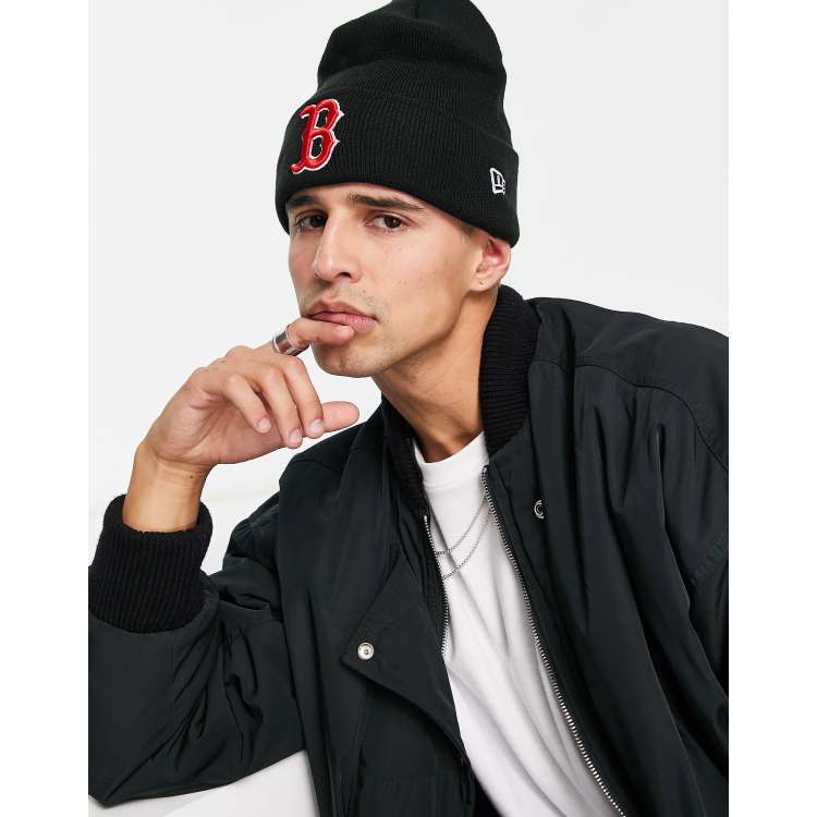 Boston red store sox beanie hat