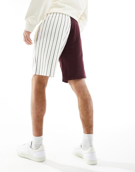 New Era Boston Red Sox panelled mesh shorts in burgundy exclusive to ASOS, 3 of 5
