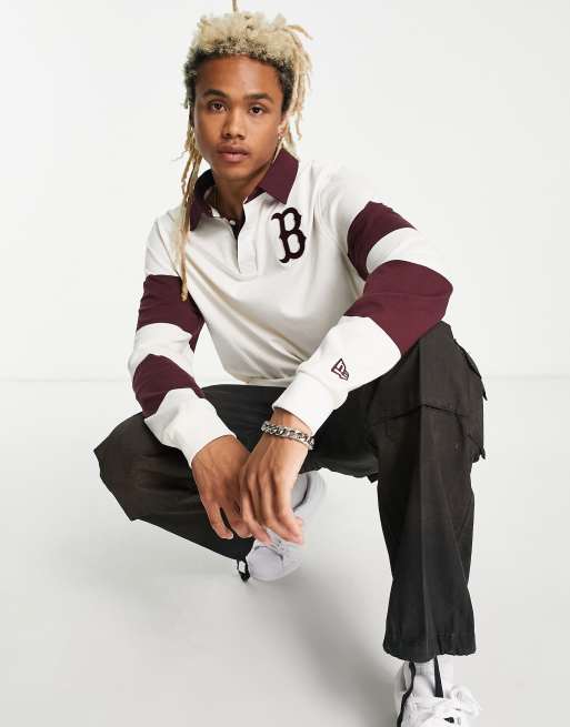 New Era - Boston Red Sox - Råhvid rugby-T-shirt - Kun hos ASOS, 4 af 4