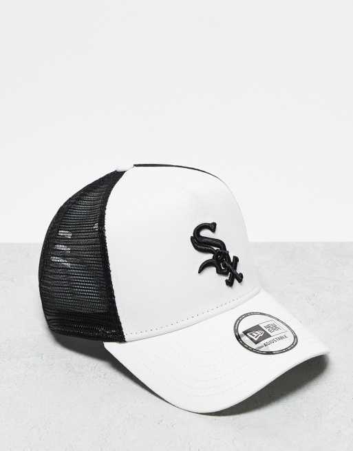 New Era Boston White Sox Cappellino bianco con retro in rete