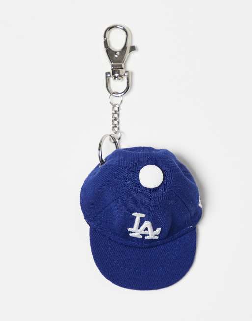 New Era – Brelok do kluczy z granatową czapką z daszkiem z motywem LA Dodgers