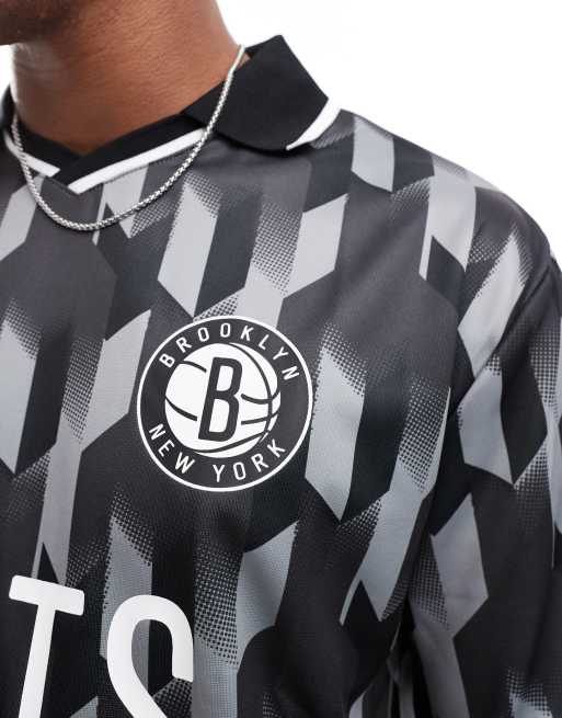 New Era Brooklyn Nets football t shirt in multi ASOS