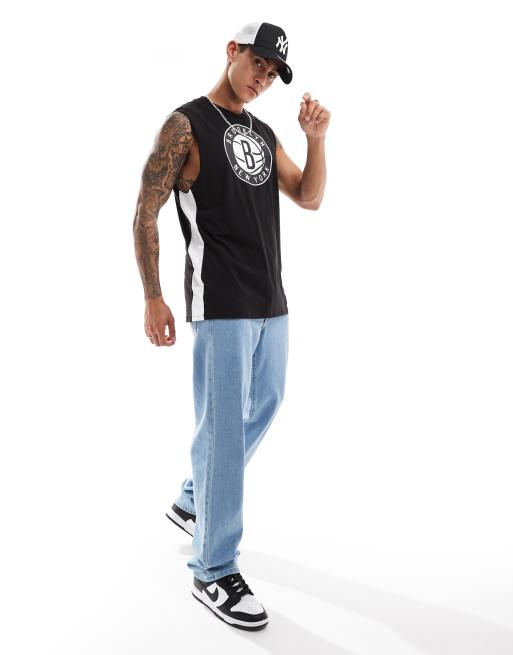 New Era Brooklyn Nets singlet in black