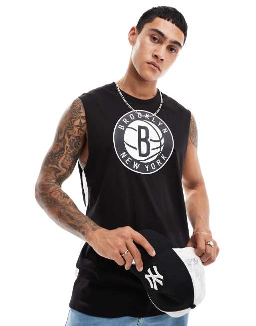 New Era Brooklyn Nets singlet in black