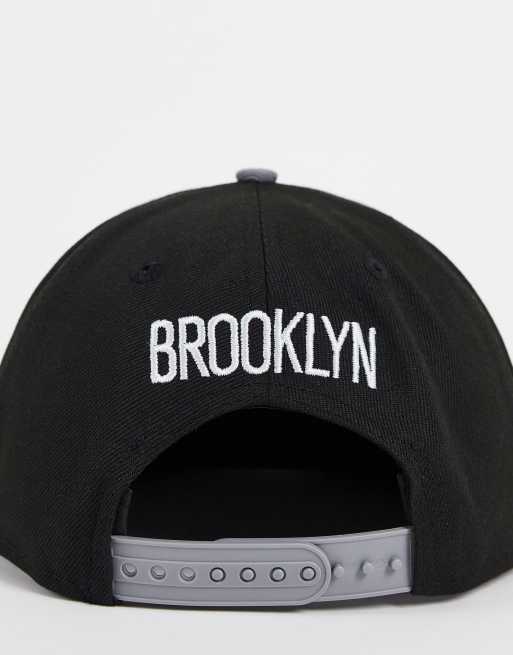 New Era – Brooklyn Nets Wordmark 9fifty – Svart snapback-keps , 2 av 4