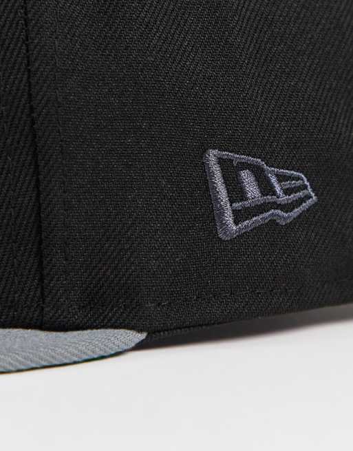 New Era Brooklyn Nets wordmark snapback 9fifty cap in black , 3 of 4