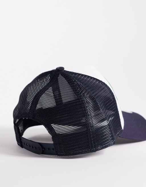 New Era - California - Cappellino trucker blu navy/bianco con toppa, 3 di 3