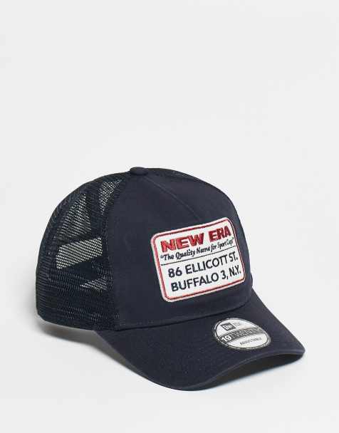 New Era - Cappellino trucker nero con toppa del logo - view 1