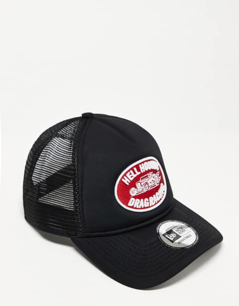 New Era - Cappellino trucker nero con toppa - view 1