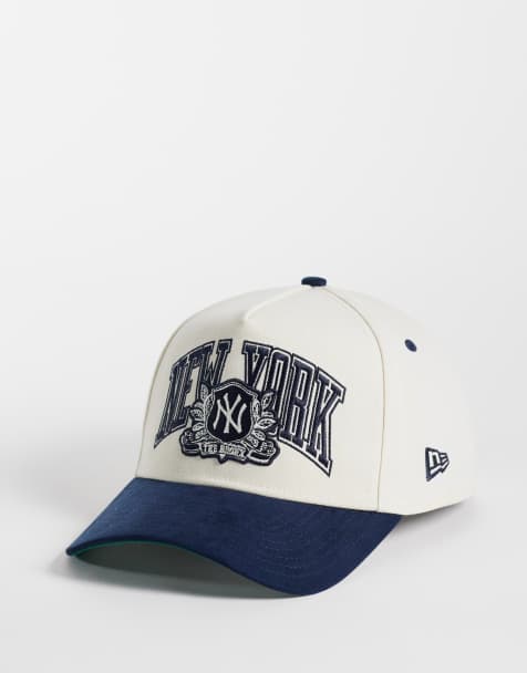 New Era - Casquette avec visière contrastante et logo NY Yankees - Neutre/bleu marine - view 1