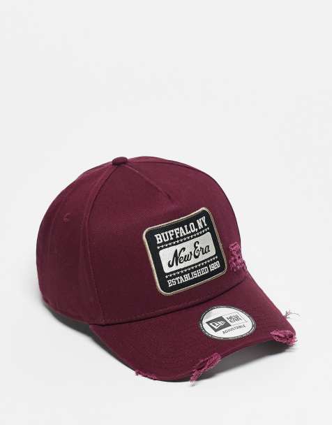 New Era - Casquette effet usé à écusson logo - Rouge - view 1