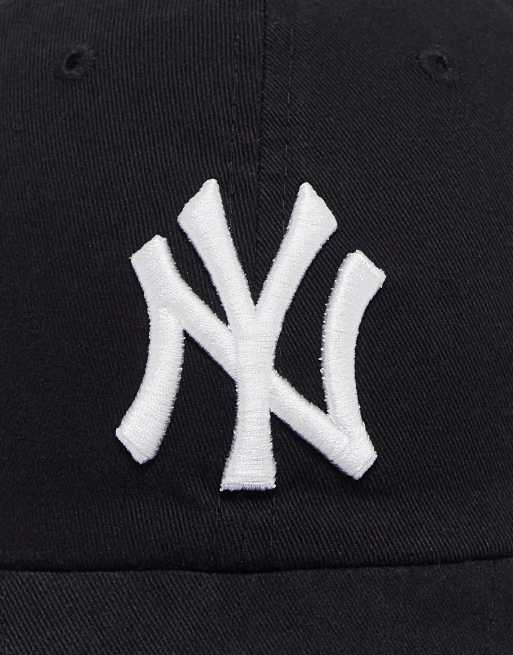 New Era - Casual Classics - Unisex - Forvasket sort kasket med New York Yankees-logo, 3 af 4