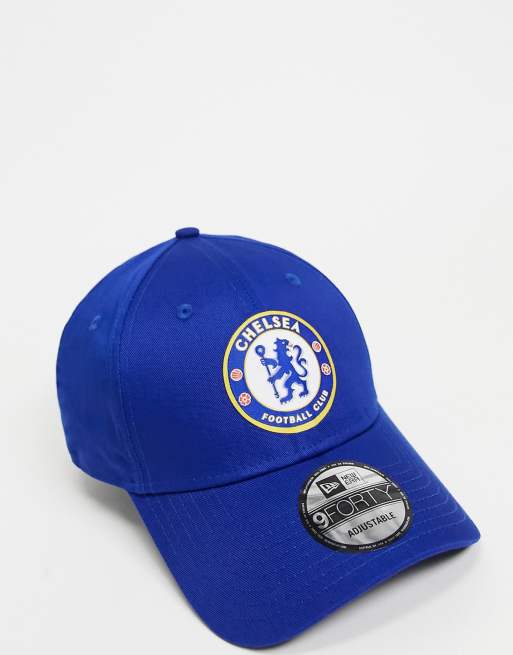 New Era Chelsea Fc 9forty Baseball Cap In Blue Asos