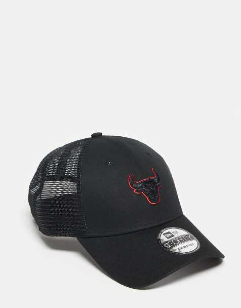 New Era Chicago Bulls 9forty trucker cap in black - view 1