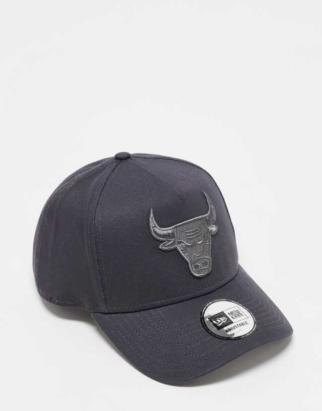 New Era - chicago bulls a frame cap in grey